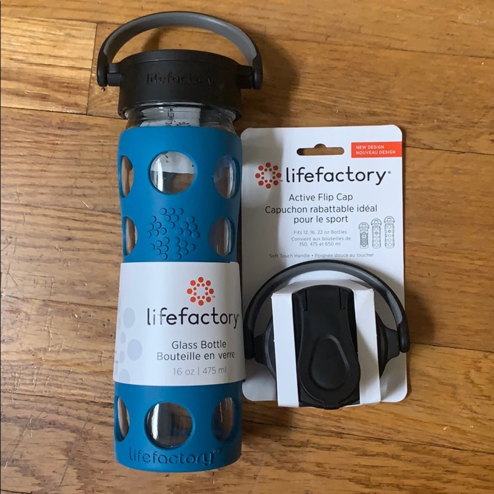 NWT Lifefactory glass water bottle 16 oz | 475 ml